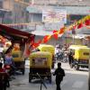 Autorickshaws Search for Customers After Lunch
