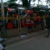 Road side hawkers in Fort street Bangalore