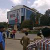 Waiting for the Bus in front of Wipro Office