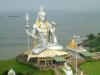 Another view of Lord Shiva statue