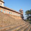 Stairs of Taj ul Masajid in Bhopal