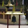A bell hanging at Buddhist temple, Bylakuppe