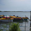 Boats on Muttukadu lake in Chennai
