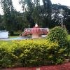 Back View of Gandhi statue in Gandhi Mandapam