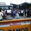 Crowd near T. Nagar  Bus Stand, Chennai