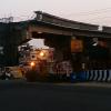 The Chennai Metro Rail Bridge - Under Construction near Saidapet