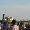 Cargo Ship at Marina Beach, Chennai