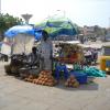 A Coconut vendor at Koyambedu market... Chennai