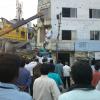 Ambedhkar Statue being removed for the Metro Rail Project