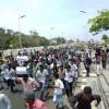 Protest for Separate Tamil Ezham, Support Students