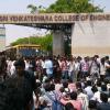 Protest for separate Tamil Ezham - Venkateswara Engineering College, Pennalur, Sriperumpudur