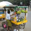 A roadside juice shop at Ashok Nagar in Chennai...