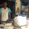 Groundnut seller at West Jafferkhanpet in Chennai...