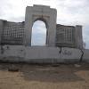 Elliots beach memorial arch at Besant Nagar in Chennai...