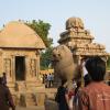 Draupadi and Arjuna rathas - Mahabalipuram