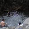 Swimming in river at Bhadra Wildlife Sanctuary