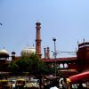 A View Of Jama Masjid From Chawri Bazar, Delhi