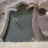 Fountain at jahaz mahal Mandu