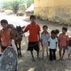 Group of Children in village