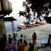 Visitors Enjoying Boat Ride at Gokul Ghat, Gokul