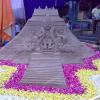Ayyappa -  sand sculpture