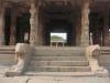 Front view of Temple in Hampi