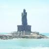Kanyakumari Thiruvalluvar Statue on a sunny day