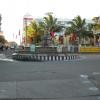 Traffic circle at Kanyakumari...