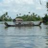 Houseboat on River in Kerala