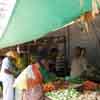 Salesman at vegetable market in Kovilpatti in Thoothukudi district