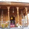 beautiful Shiva temple in Manali