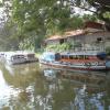 Boats in kerala back waters