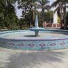 A water Fountain in Middle of the Park of Shaheed Smarak, Meerut