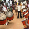 Kerala Sendai drums at Mylapuram St Paul Peter Festival