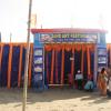 Tent for Sand art  Festival in puri
