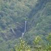 View of a water falls in Agumbe
