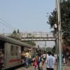 Railway Foot Over Bridge & Busy Shyamnagar Rail Station