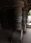 Pillars inside Somanathapura Kesava Temple