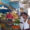 Vegetable store at Sankarankoil daily market in Tirunelveli district