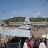 People in front of Tirupati Temple - Andhra Pradesh