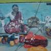 Painting on Tamil culture at Trichy