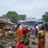 People crowd at Muthu Mariyamman Kovil at Irukkankudi in Sattur