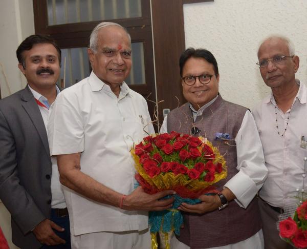 Banwarilal Purohit in his new role as governor of Tamil Nadu