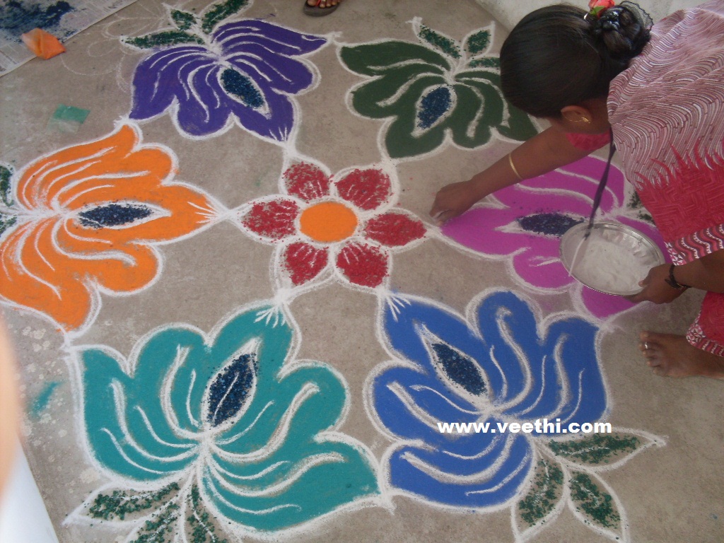 Beautiful Rangoli Pattern