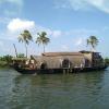 Old Houseboat at Alleppey Backwaters, Kerala