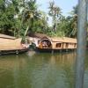 House Boat standing on the bank of Vembanad Lake