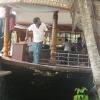 Man checking the House boat