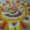 Rangoli Flower Art, Thiruvananthapuram