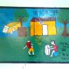 painting by school children in aarah