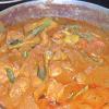 Trivandrum Tuna curry adding drumstick